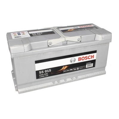 Аккумулятор bosch s5 110ah 920a s5015 фото №1