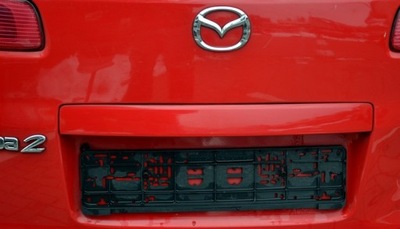 Mazda 2 dy накладка молдинг кришки задня задня колір a3x фото №1