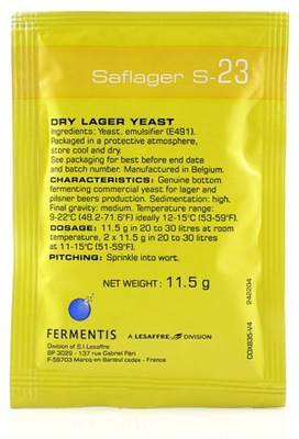 Drożdże do piwa domowego Fermentis Saflager S-23