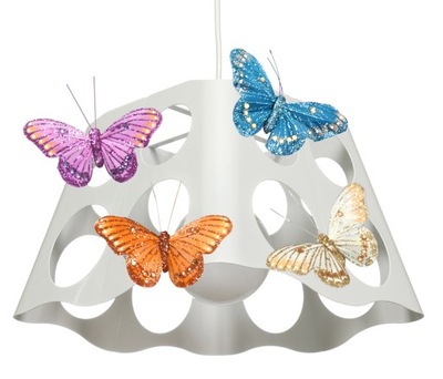 Lampa wisząca BUTTERFLY BIAŁY motylki- można LED