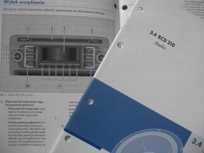 RCD 210 instrukcja obsługi radia volkswagen radio