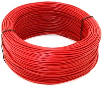 CABLE LGY 1,0MM ROJO 100M  
