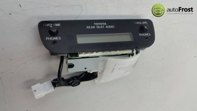 Дисплей панель радио задняя toyota sienna 01-03 фото №1