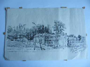 RYSUNEK KROSNO ODRZAŃSKIE 1983 R