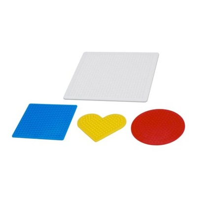 IKEA PYSSLA Formy na koraliki RÓŻNE WZORY 4 szt.