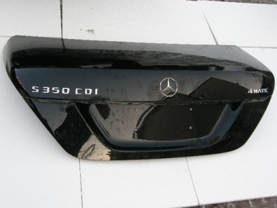 Mercedes s 221 w221 крышка багажника задняя задняя фото №1