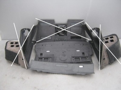 Audi a8 4h обивка багажника пол молдинг фото №1