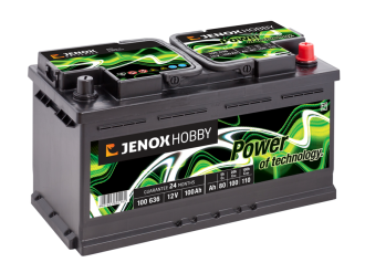 AKUMULATOR 100 AH HOBBY JENOX energy kamper