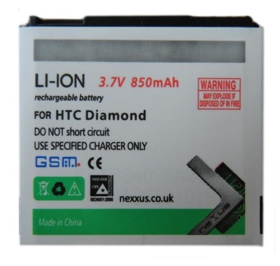 NOWA BATERIA do DIAM160 HTC XDA DIAMOND IGNITO