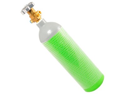 NOVÝ 1,5 KG CO2 valec PLNÝ Nový ventil! 43cm vysoký!