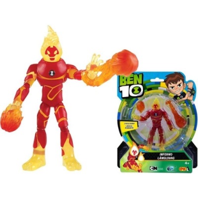 INFERNO BEN 10 akčných OBRÁZOK 13 cm POHYBLIVÉ PRVKY Epee