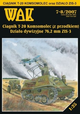 WAK 7-8/2007 Ciągnik T-20 Komsomolec & Armata