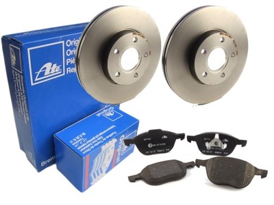 DISCS + PADS ATE FRONT FORD C-MAX FOCUS MK2 - milautoparts-fr.ukrlive.com