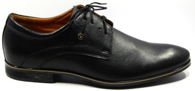 PÓŁBUTY MĘSKIE ELEGANCKIE BUTY WIZYTOWE 579 R.40