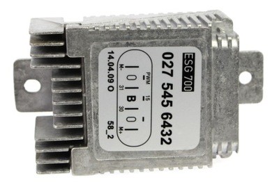 Блок керування модуль вентилятора mercedes s w220 / c215 фото №1