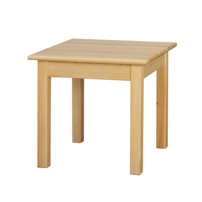 SOLIDNY stół ŁAWA drewniana 70x70 STOLIK KAWOWY