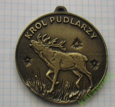 medal Król Pudlarzy Polowania