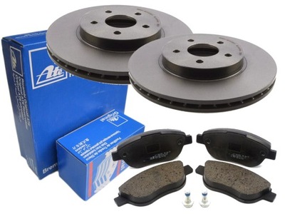 2× DISQUE DE FREIN CITROEN P. C5/XSAR + ATE SABOTS DE FREIN FREINS PEUGEOT P. 207/307 00- - milautoparts-fr.ukrlive.com