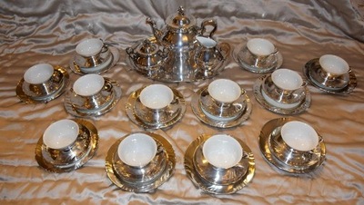 Rosenthal Chippendale Thomas silveroverlay 12os