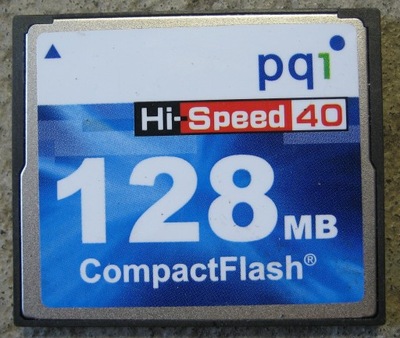 Karta Compact Flash CF 128MB PQI
