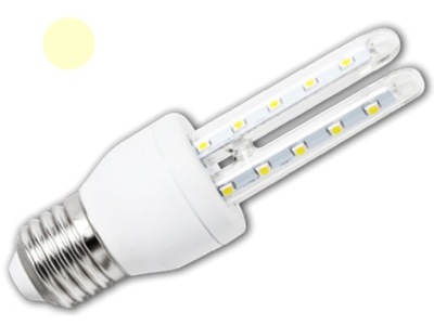 RURKOWA ŻARÓWKA LED E27 SMD2835 8W 2U 730LM CIEPŁA