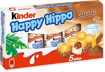FERRERO KINDER HAPPY HIPPO 5SZT Z NIEMIEC