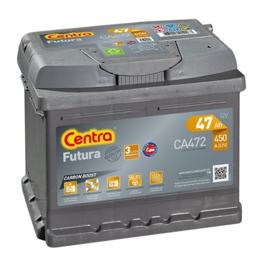 BATTERY CENTRA FUTURA 12V 47AH 450A CA472 BIALYSTOK - milautoparts-fr.ukrlive.com