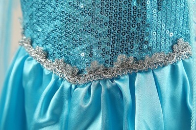 FROZEN SUKIENKA ELSA KRAINA LODU 3-4L E1 + ZESTAW