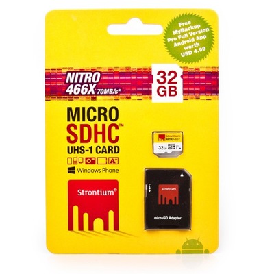 Karta pamięci STRONTIUM 32GB microSDHC CLASS 10 PL