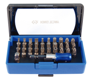 Zestaw bitów 1/4" 32cz. KING TONY
