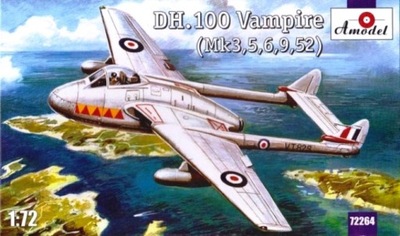 De Havilland DH.100 Vampire (Mk3, 5, 6, 9, 52)