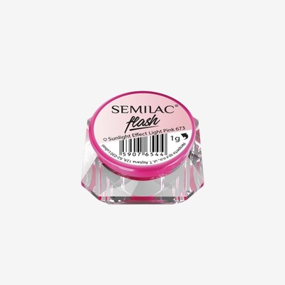 Semilac Flash Sunlight effect 673 Light Pink Pyłek