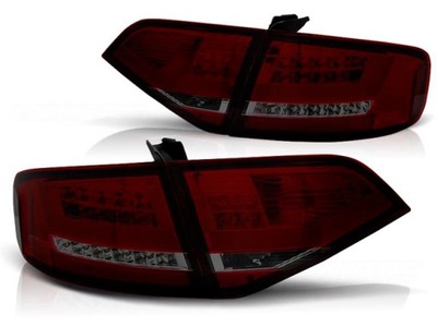 FEUX ARRIÈRE LED AUDI A4 B8 08-11 SEDAN RED SMOKE - milautoparts-fr.ukrlive.com