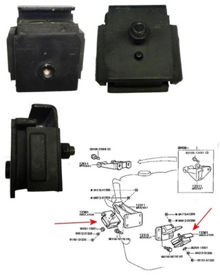 COUSSIN DE MOTEUR TOYOTA LAND CRUISER FJ40 FJ45 BJ40 MOTEUR B & 3B - milautoparts-fr.ukrlive.com