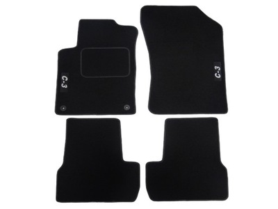 CITROEN C3 I 02- II 08- III 16- MATS VELOUR - milautoparts-fr.ukrlive.com