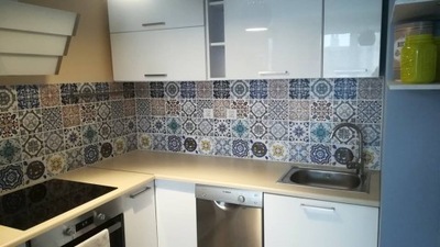 Panele ścienne jak płytki patchwork azulejos MAT