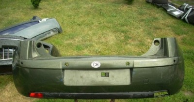 Бампер задняя задний citroen c4- na pdc фото №1