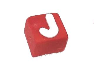 id_2336cze cukrowe klocki CZERWONE LITERKI NAPIS NA ŻYCZENIE TORT LITERY