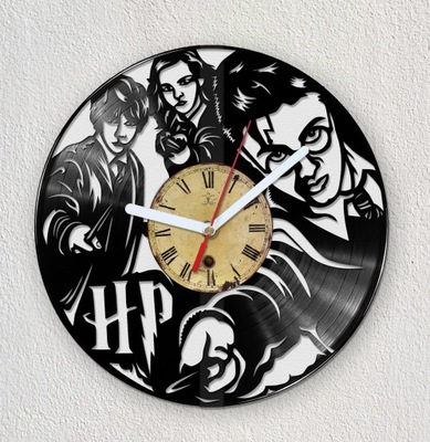 Harry Potter zegar z płyty winylowej film