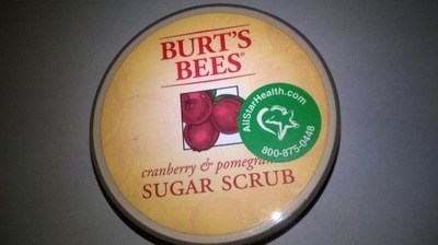 Burt's Bees SUGAR SCRUB Cranberry Pomegranate m048