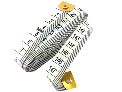 Miara krawiecka tradycyjna Ningbo biel 150 cm