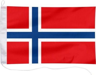 Flaga Norwegii Norwegia bandera jachtowa 65x40cm