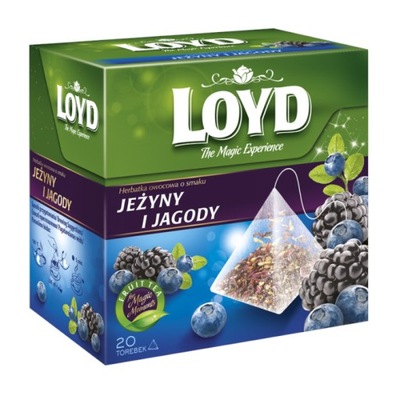 Herbata LOYD Jagody Jeżyny piramidki