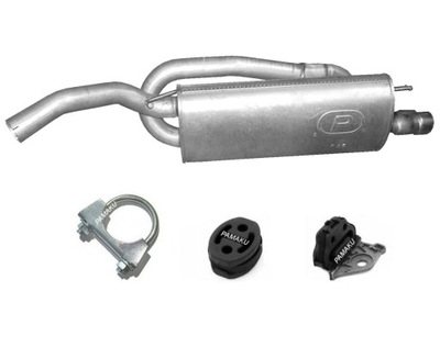 FIAT BRAVO II 1.4 16V 88/103/110KW (OD 2007R.) POT D'ÉCHAPEMENT FINAL CHROME - milautoparts-fr.ukrlive.com