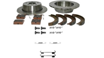 DISCS PADS BRAKE SHOES REAR MERCEDES VITO 638 +ZA - milautoparts-fr.ukrlive.com