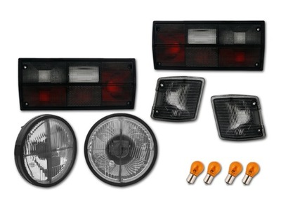 LAMP FRONT REAR BLINKER SET VW T3 TRANSPORTER BLACK - milautoparts-fr.ukrlive.com