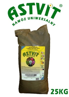 ASTVIT Nawóz Naturalny Organiczny Uniwersalny 25kg na 5000L
