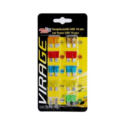 SET FUSES PLYTKOWYCH MOJE AUTO VIRAGE UNI 10 PIECES - milautoparts-fr.ukrlive.com