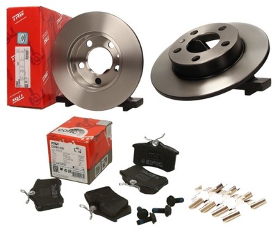 TRW DISQUES 230MM SABOTS DE FREIN ARRIÈRE AUDI A1 A2 A3 8L TT - milautoparts-fr.ukrlive.com