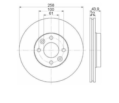 DISCS MIKODA 1762 MERCEDES CITAN 415 12R- FRONT - milautoparts-fr.ukrlive.com